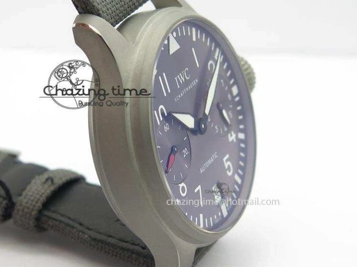 MIROTIME 0515 SunProtective Big Pilot Real PR IW500910 “Patrouille Suisse” ZF 1:1 Best Edition On Gray Nylon Strap 7278